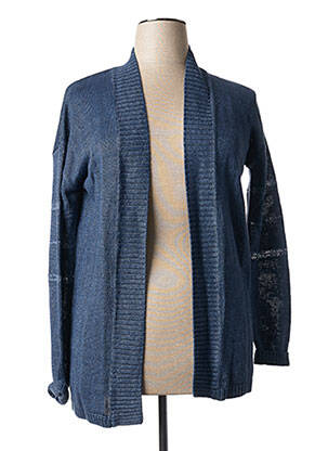 Vestă cu mâneci lungi albastru IKKS femeie