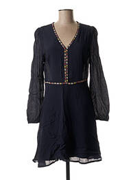 Rochie scurtă mâneci lungi mâneci lungi albastru I.CODE (By IKKS) femeie