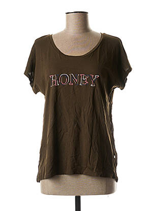 Top verde I.CODE (By IKKS) femeie