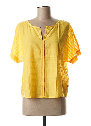 Bluză mâneci scurte mâneci scurte galben I.CODE (By IKKS) femme