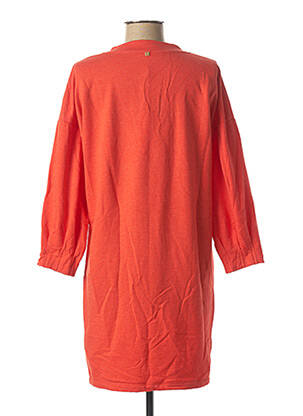 Rochie scurtă mâneci 3/4 mâneci 3/4 portocaliu I.CODE (By IKKS) femeie