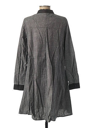 Rochie scurtă croială evazată mâneci lungi gri I.CODE (By IKKS) femeie