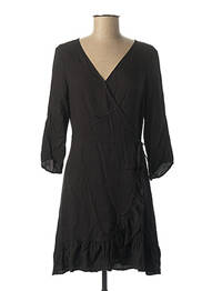 Rochie scurtă mâneci 3/4 mâneci 3/4 negru I.CODE (By IKKS) femme