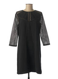 Rochie scurtă mâneci 3/4 mâneci 3/4 negru I.CODE (By IKKS) femeie