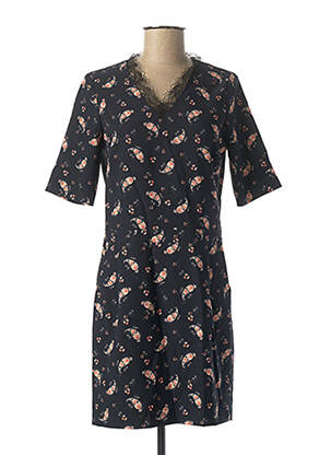 Rochie scurtă mâneci scurte mâneci scurte albastru I.CODE (By IKKS) femeie