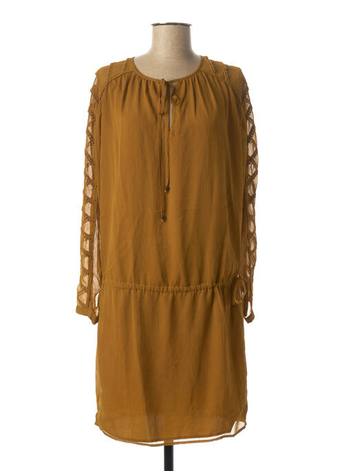 Rochie scurtă galben IKKS femeie