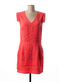 Rochie scurtă mâneci scurte mâneci scurte portocaliu I.CODE (By IKKS) femme