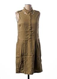 Rochie scurtă fără mâneci fără mâneci verde I.CODE (By IKKS) femeie