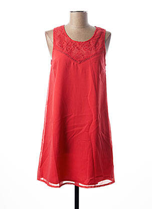 Rochie scurtă fără mâneci fără mâneci roșu I.CODE (By IKKS) femeie