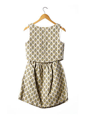 Rochie scurtă fără mâneci fără mâneci galben I.CODE (By IKKS) femme
