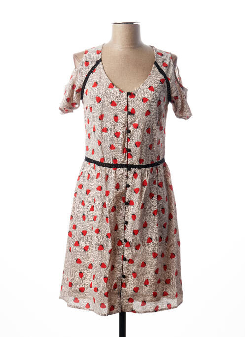 Rochie midi bej I.CODE (By IKKS) femeie