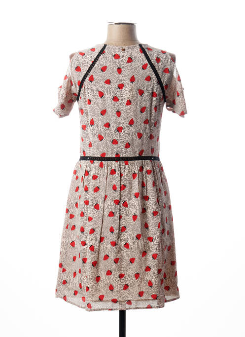 Rochie midi bej I.CODE (By IKKS) femeie