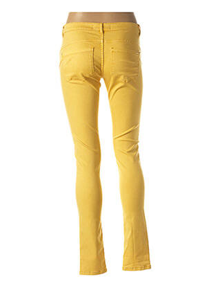 Pantalon slim talie joasă talie joasă galben I.CODE (By IKKS) femeie