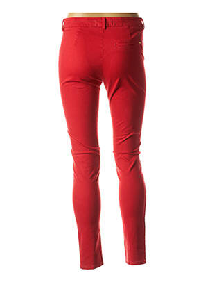 Pantalon chino talie joasă talie joasă roșu I.CODE (By IKKS) femeie