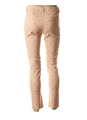 Pantalon 7/8 țesătură poplin talie joasă roz I.CODE (By IKKS) femeie