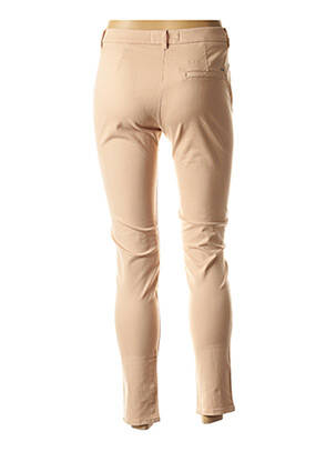 Pantalon 7/8 țesătură poplin talie joasă roz I.CODE (By IKKS) femeie