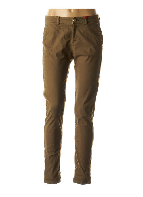 Pantalon chino verde I.CODE (By IKKS) femeie