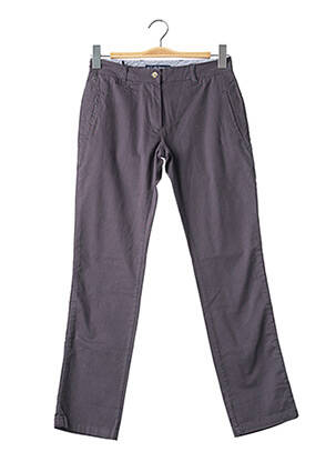 Pantalon drept elasticitate talie joasă gri ARISTOW femeie