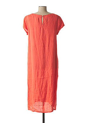 Rochie midi mâneci scurte mâneci scurte portocaliu AGATHE & LOUISE femeie