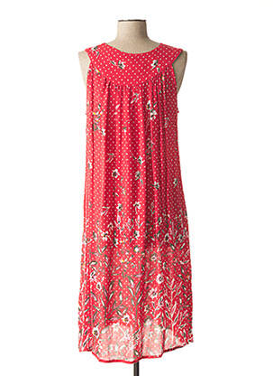 Rochie midi imprimeu floral fără mâneci roșu AGATHE & LOUISE femeie
