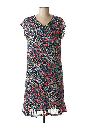 Rochie midi imprimeu floral albastru AGATHE & LOUISE femeie
