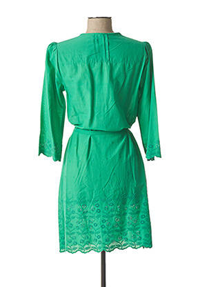 Rochie midi mâneci 3/4 mâneci 3/4 verde AGATHE & LOUISE femeie