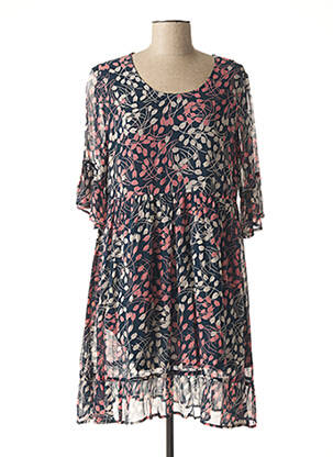 Rochie scurtă croială fluidă albastru AGATHE & LOUISE femeie