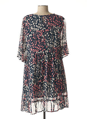 Rochie scurtă croială fluidă albastru AGATHE & LOUISE femeie