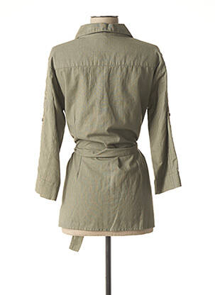 Tunică mâneci lungi guler de bluză verde AGATHE & LOUISE femeie