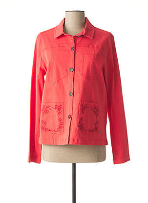 Jachetă de blugi roșu AGATHE & LOUISE femeie