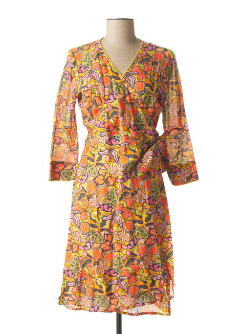 Rochie midi portocaliu AGATHE & LOUISE femeie