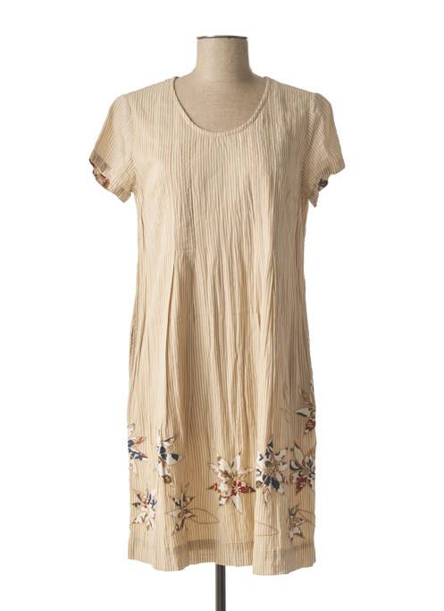 Rochie midi bej AGATHE & LOUISE femeie