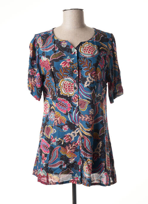 Tunică mâneci scurte albastru AGATHE & LOUISE femeie