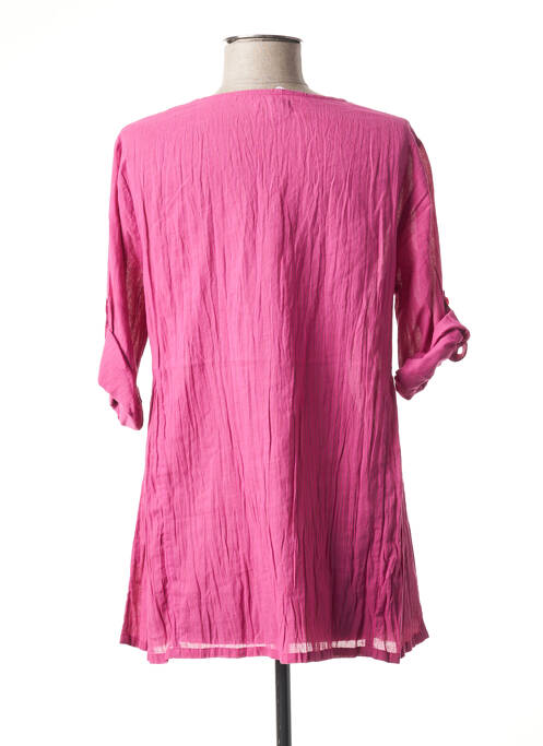 Tunică mâneci lungi roz AGATHE & LOUISE femeie