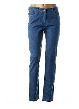 Blugi cu croială slim albastru AGATHE & LOUISE femeie