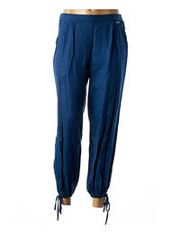 Pantalon drept talie elastică albastru AGATHE & LOUISE femeie