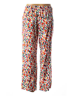 Pantalon drept talie elastică portocalie AGATHE & LOUISE femeie