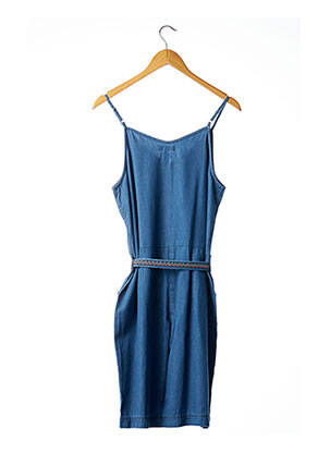 Salopetă scurtă închidere cu nasturi pe față albastru AGATHE & LOUISE femeie