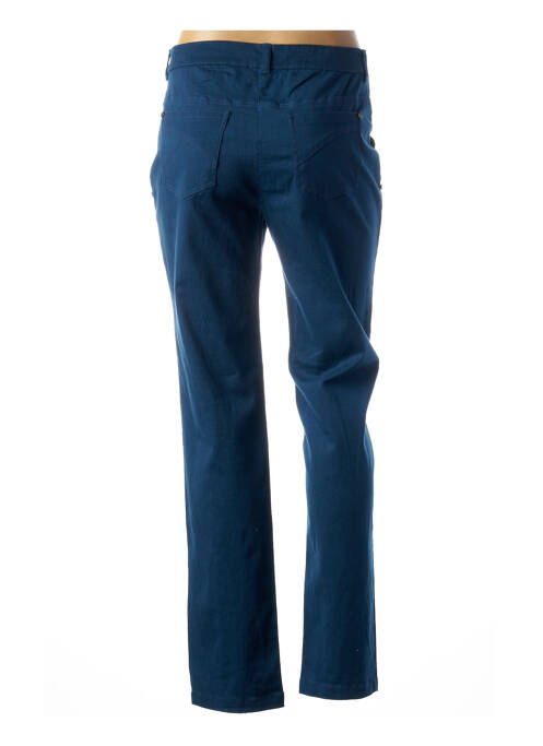 Blugi cu croială dreaptă albastru AGATHE & LOUISE femeie