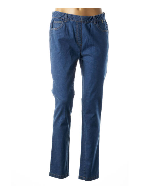 Blugi cu croială slim albastru AGATHE & LOUISE femeie