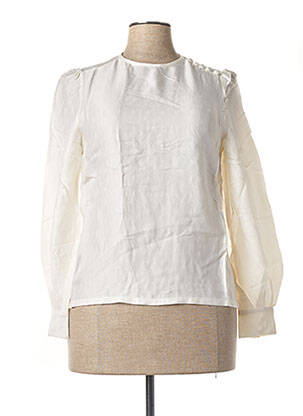 Bluză mâneci scurte mâneci scurte bej SEE U SOON femme