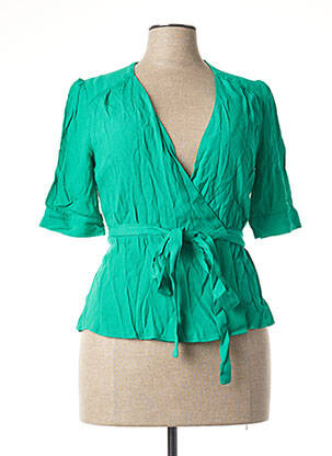 Cardigan petrecut verde SEE U SOON femeie