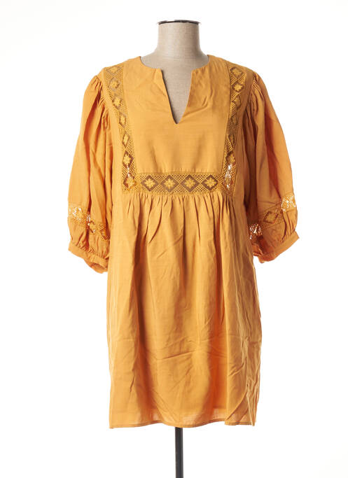 Rochie scurtă galben SEE U SOON femeie