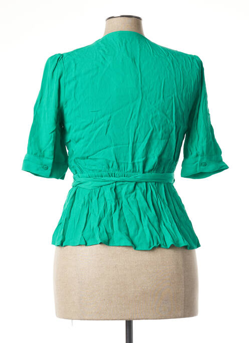 Cardigan petrecut verde SEE U SOON femeie