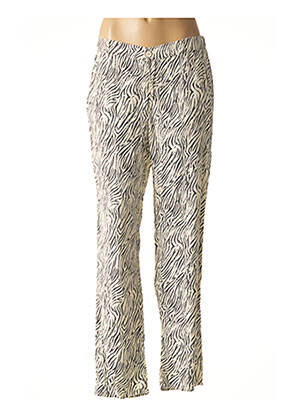 Pantalon drept bej FIVE femeie