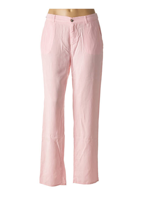 Pantalon drept roz FIVE femeie