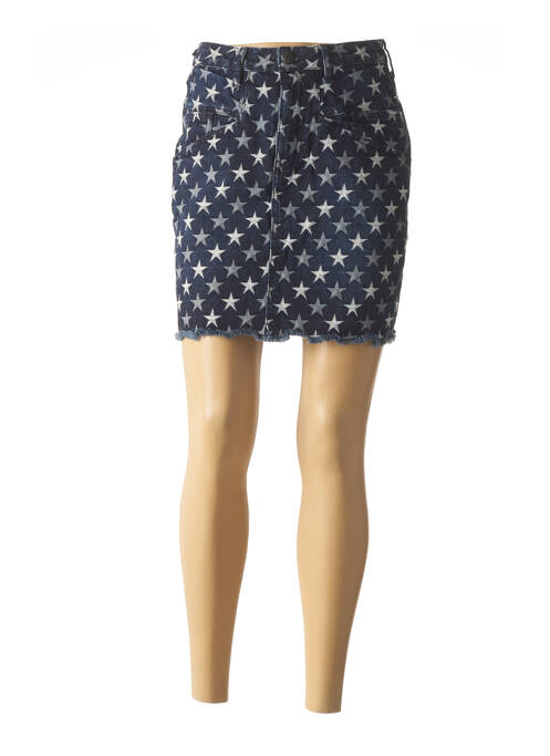 Fustă scurtă albastru FIVE femeie