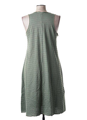 Rochie midi fără mâneci fără mâneci verde MINDELO BAY femeie