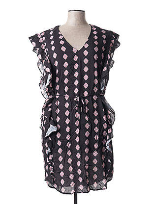 Rochie scurtă mâneci scurte mâneci scurte negru SEAFOLLY femeie