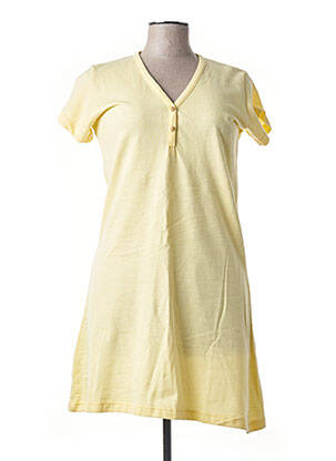 Rochie scurtă mâneci scurte mâneci scurte galben MINDELO BAY femeie